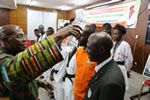 Le baptême des membres de la délégation qui se rend à Muju, a débuté par le Chef de ladite délégation, le Président Bamba Cheick Daniel